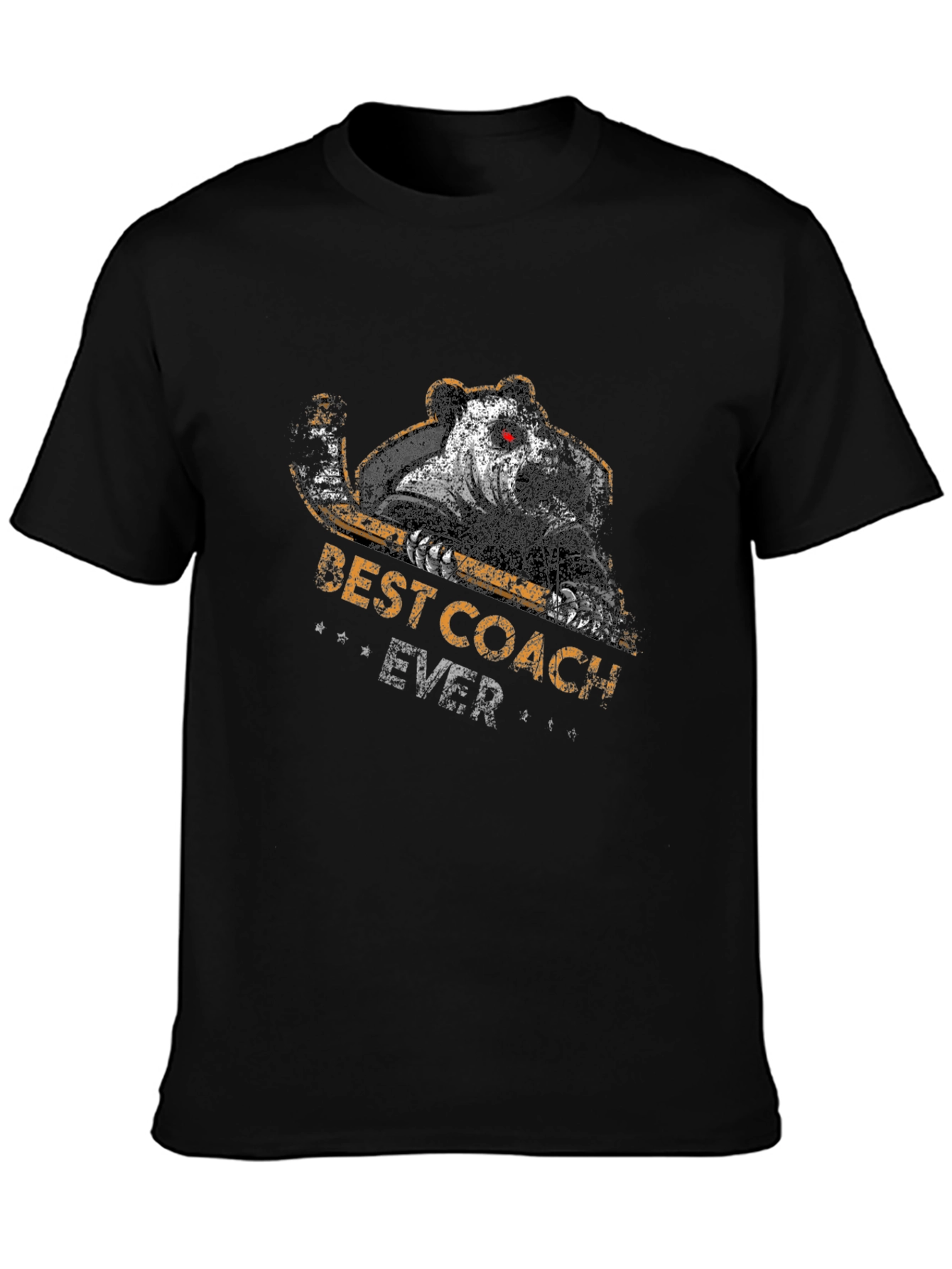 Best Coach Ever Panda Graphic T-Shirt