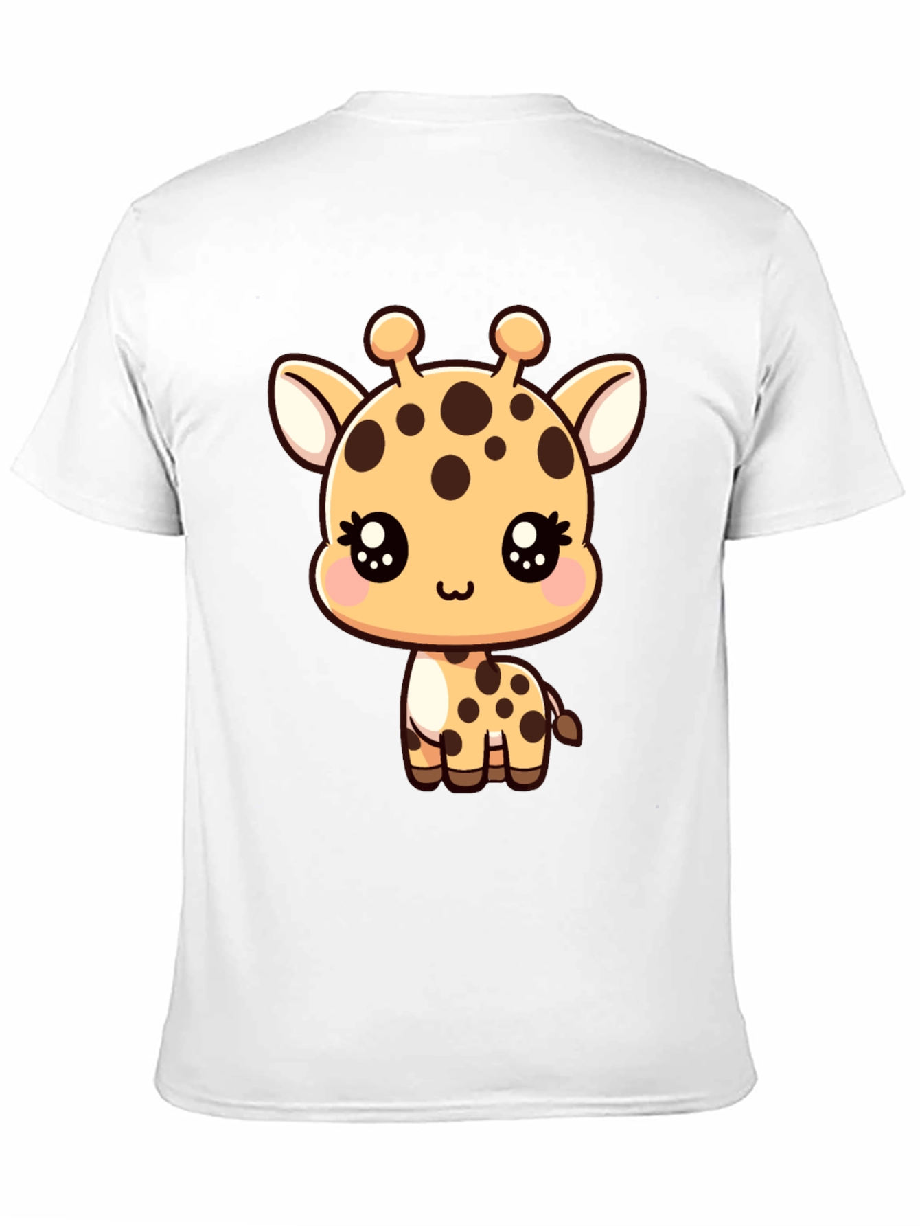Cute Giraffe Graphic Tee - Soft Cotton Blend
