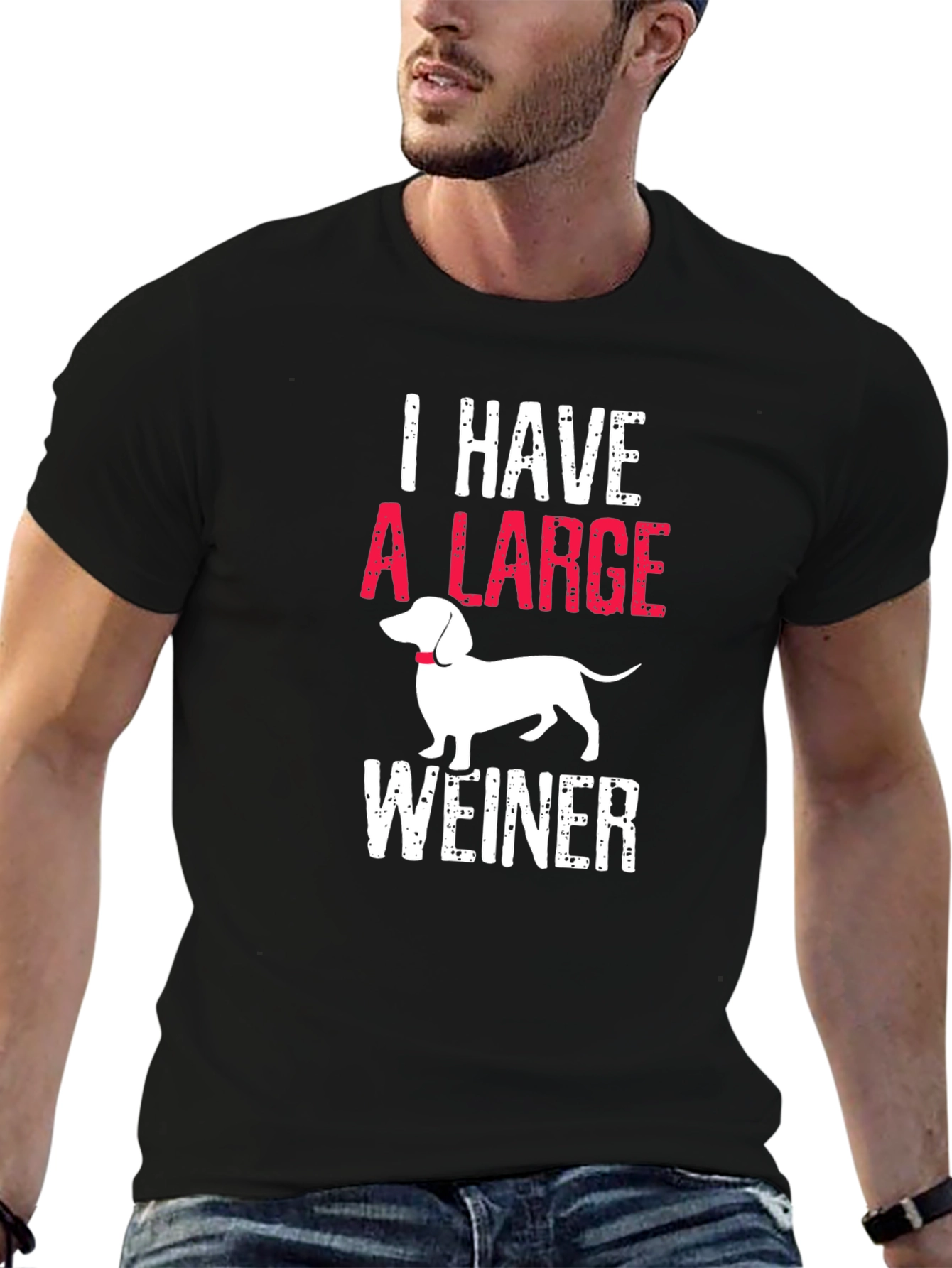 I Have A Large Weiner T-Shirt Dachshund