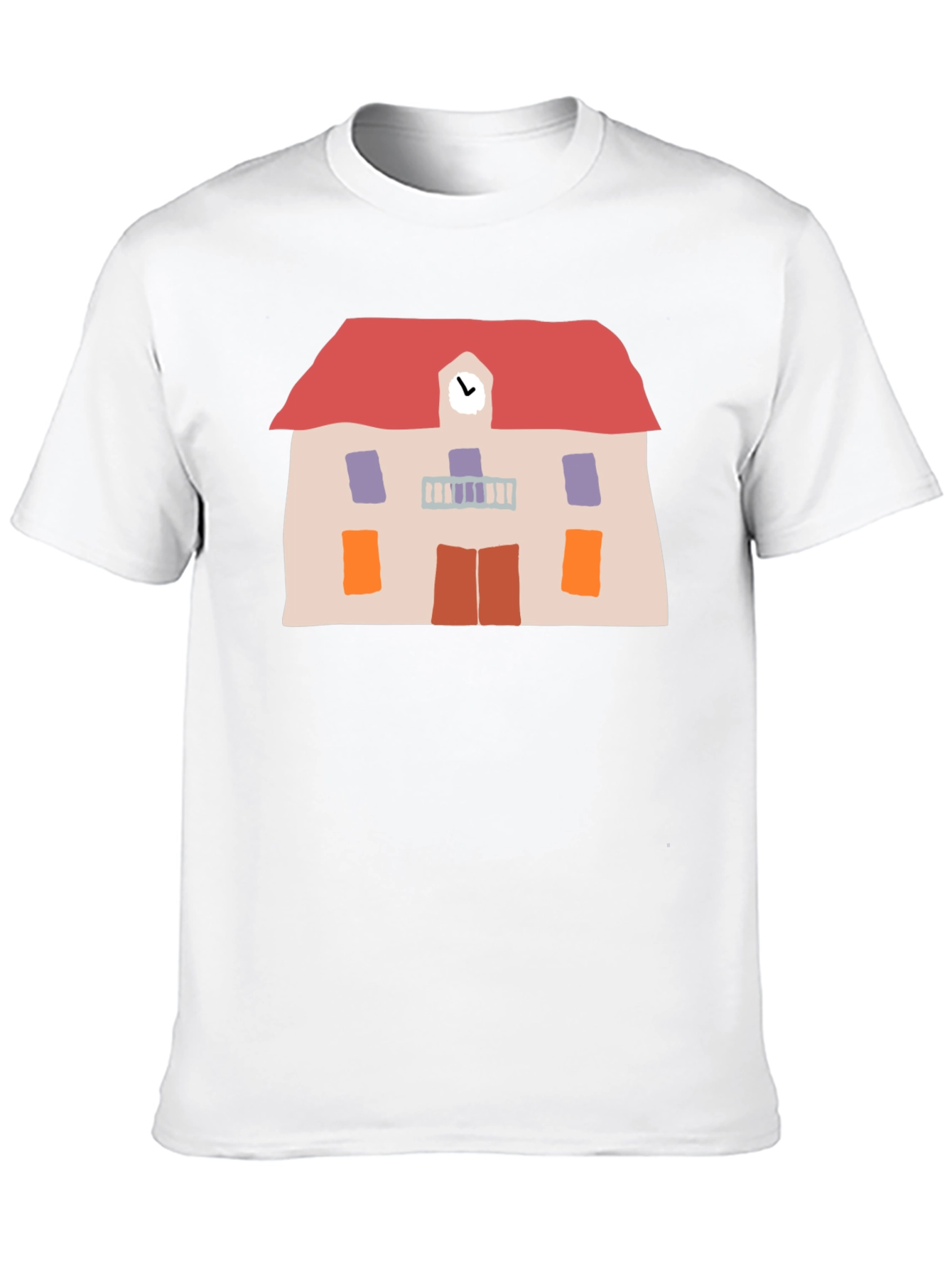 Schoolhouse Graphic Black Tee