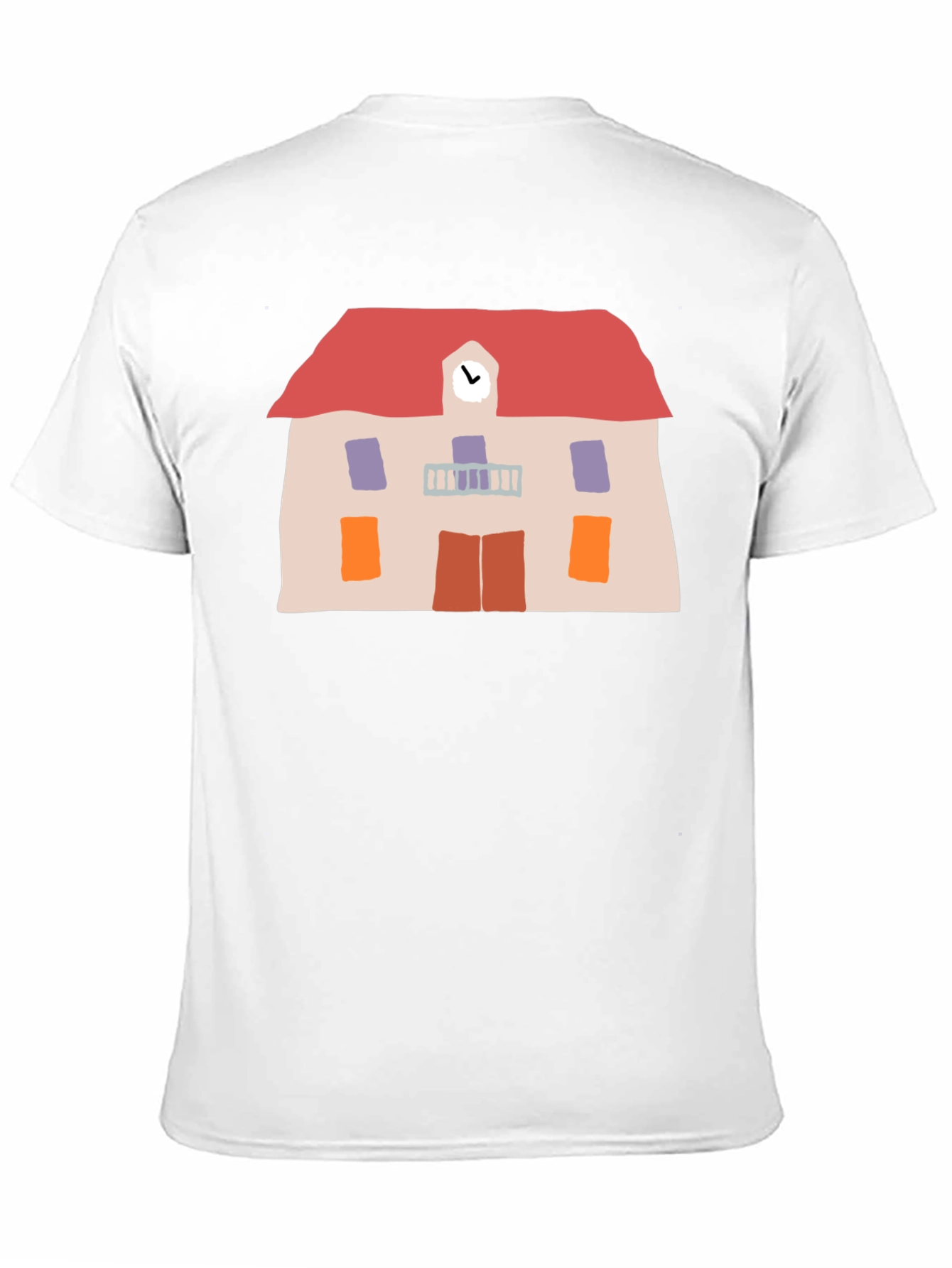 Schoolhouse Graphic Black Tee