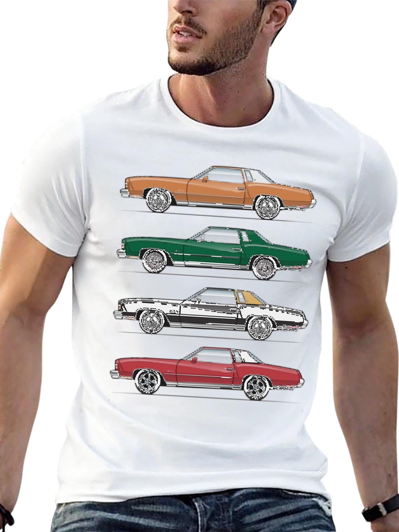 Classic Car T-Shirt - Monte Carlo Design