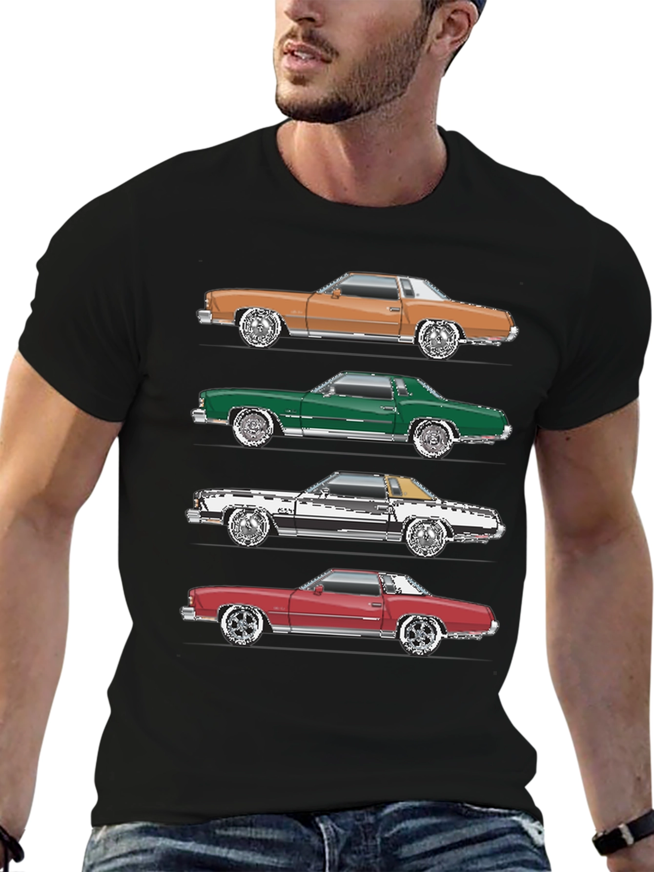 Classic Car T-Shirt - Monte Carlo Design