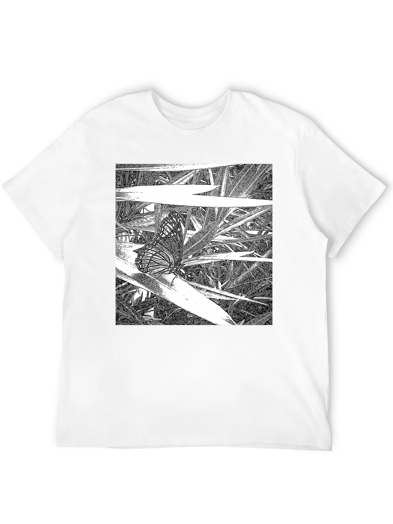 Butterfly Graphic Tee - Black T-Shirt