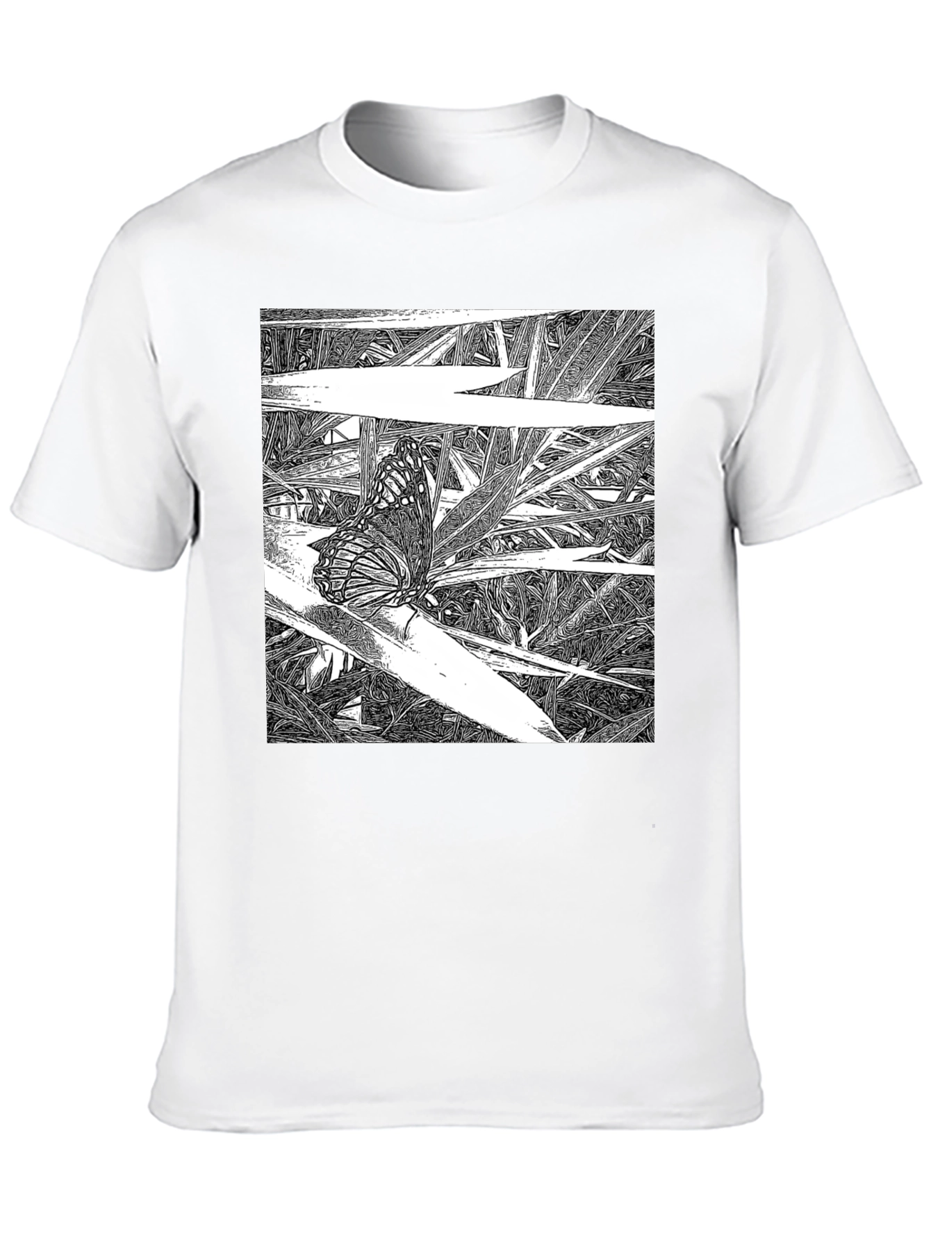 Butterfly Graphic Tee - Black T-Shirt