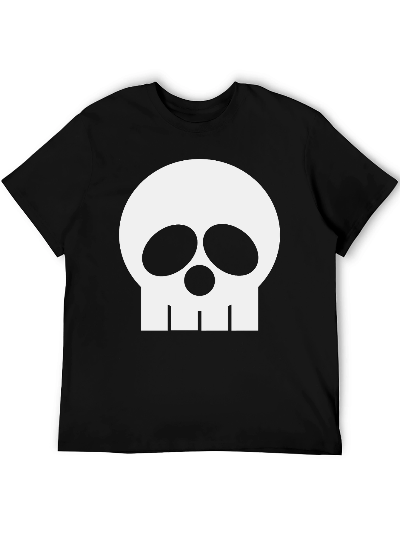 Skull Graphic Black T-Shirt - Modern Style