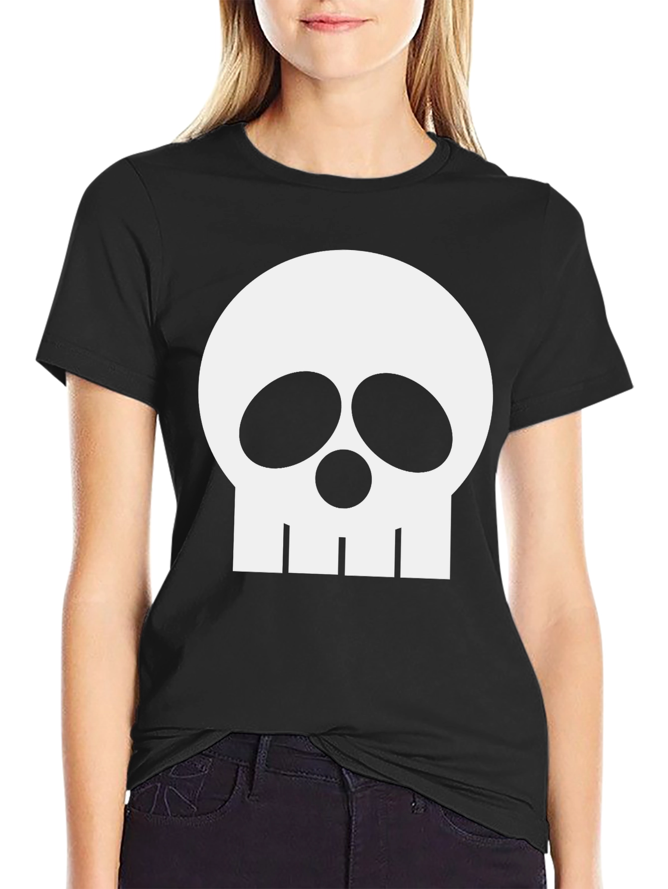 Skull Graphic Black T-Shirt - Modern Style