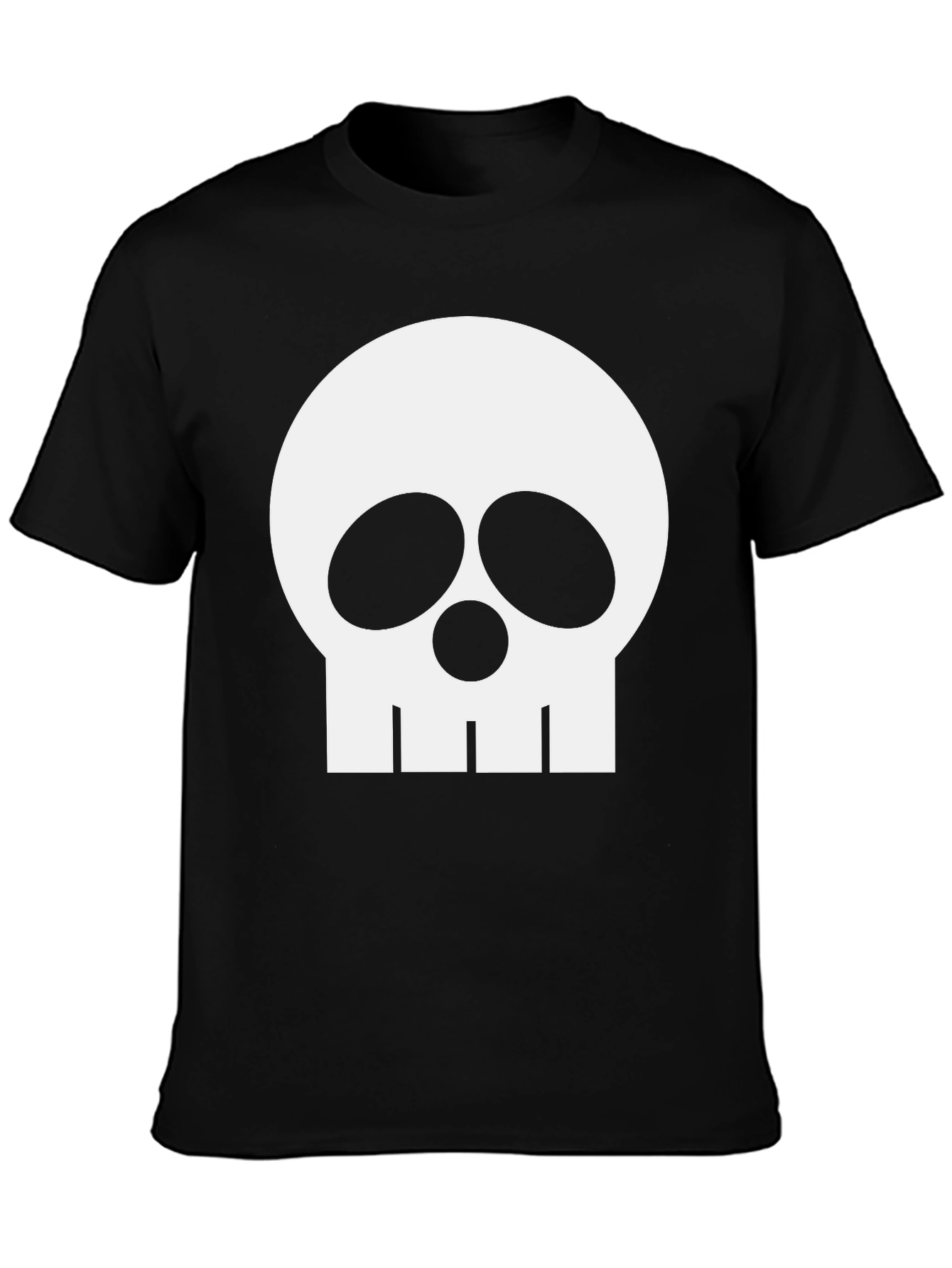 Skull Graphic Black T-Shirt - Modern Style