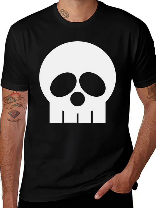 Skull Graphic Black T-Shirt - Modern Style