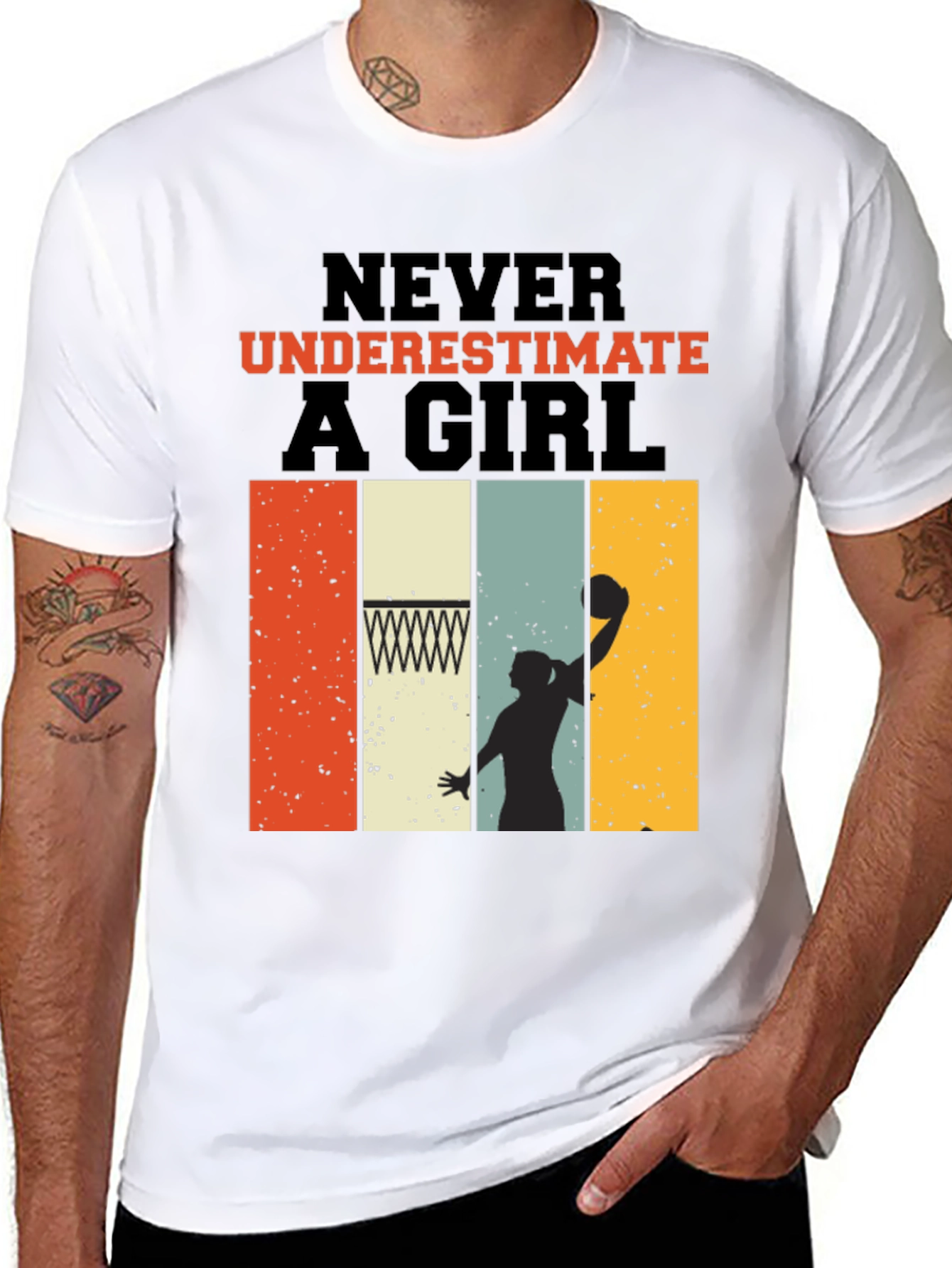Never Underestimate a Girl T-Shirt