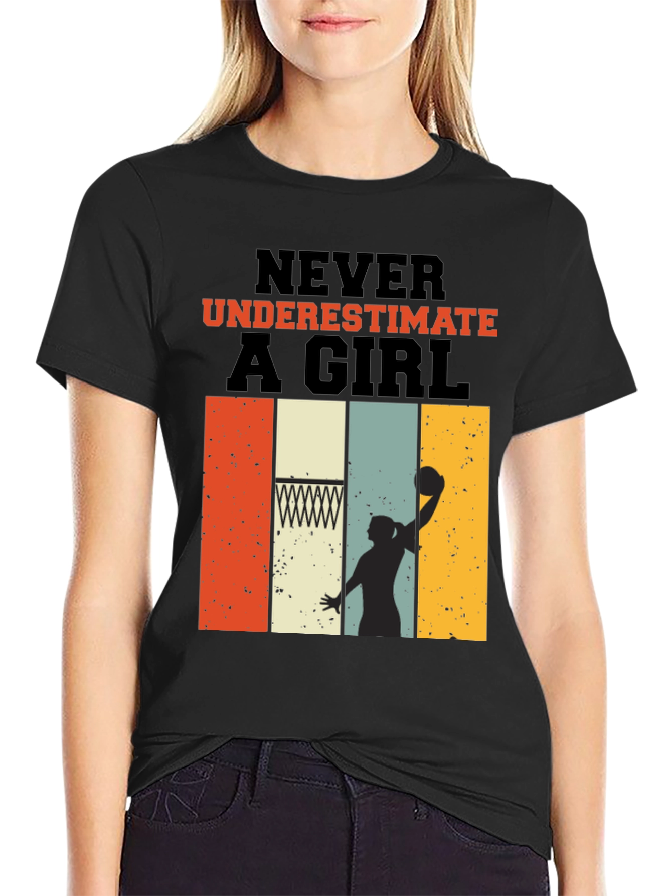 Never Underestimate a Girl T-Shirt