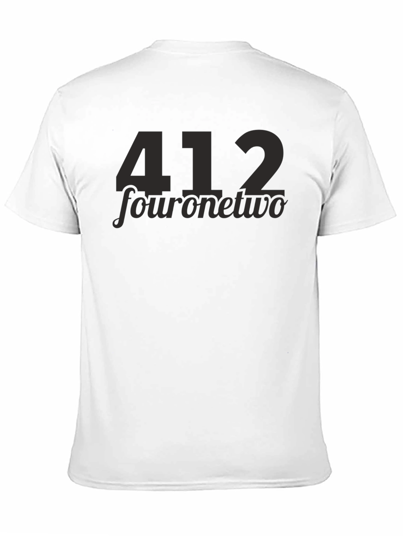 412 Four One Two Black T-Shirt