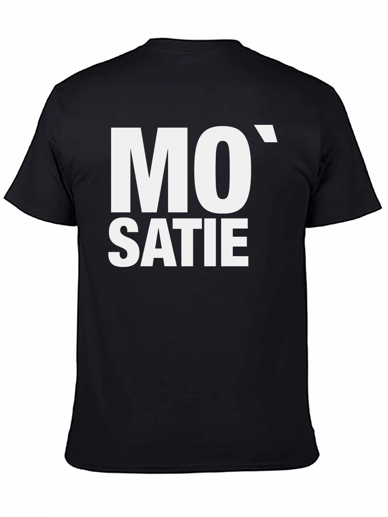 Mo Satie Black T-Shirt - Music Inspired Design