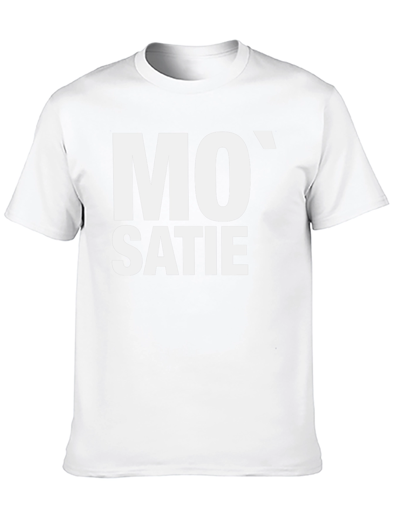 Mo Satie Black T-Shirt - Music Inspired Design