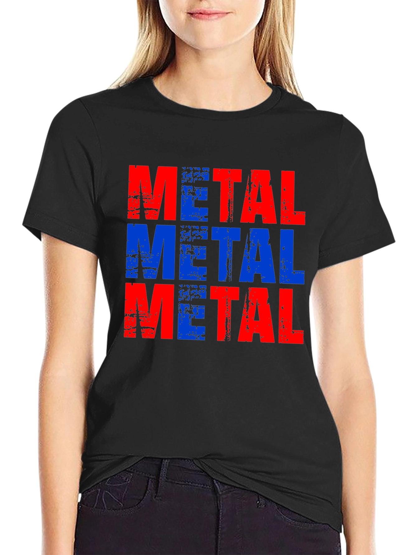 Metal Graphic Tee - Bold Statement T-Shirt