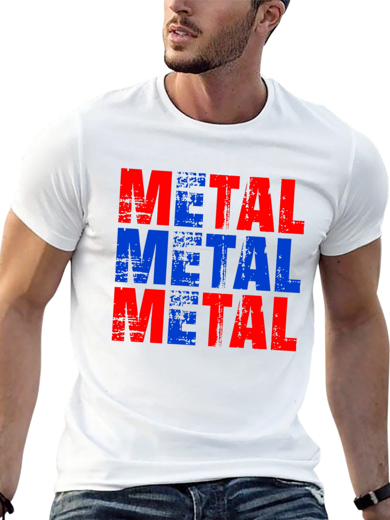 Metal Graphic Tee - Bold Statement T-Shirt