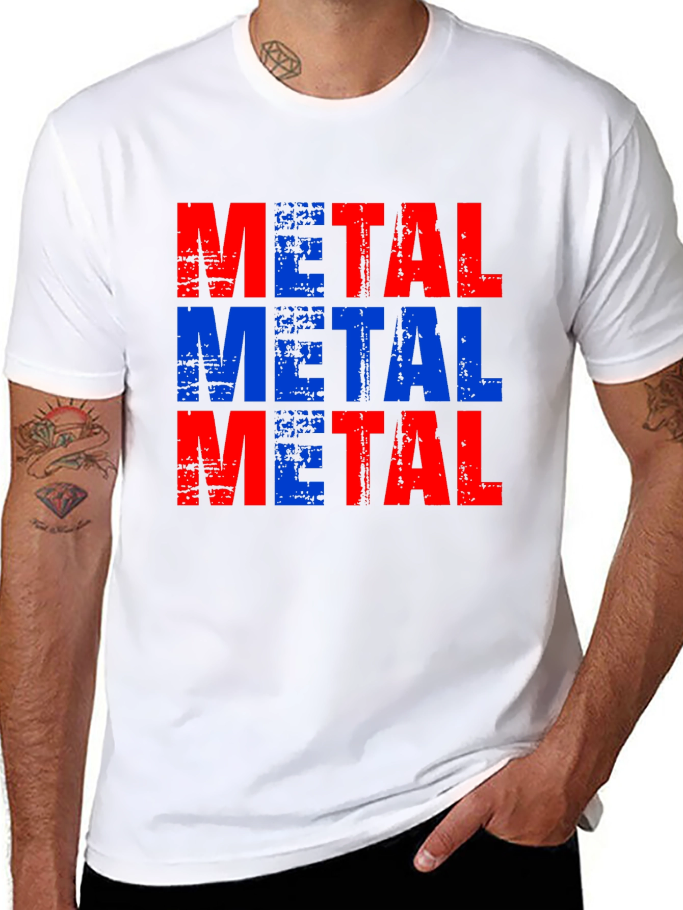 Metal Graphic Tee - Bold Statement T-Shirt