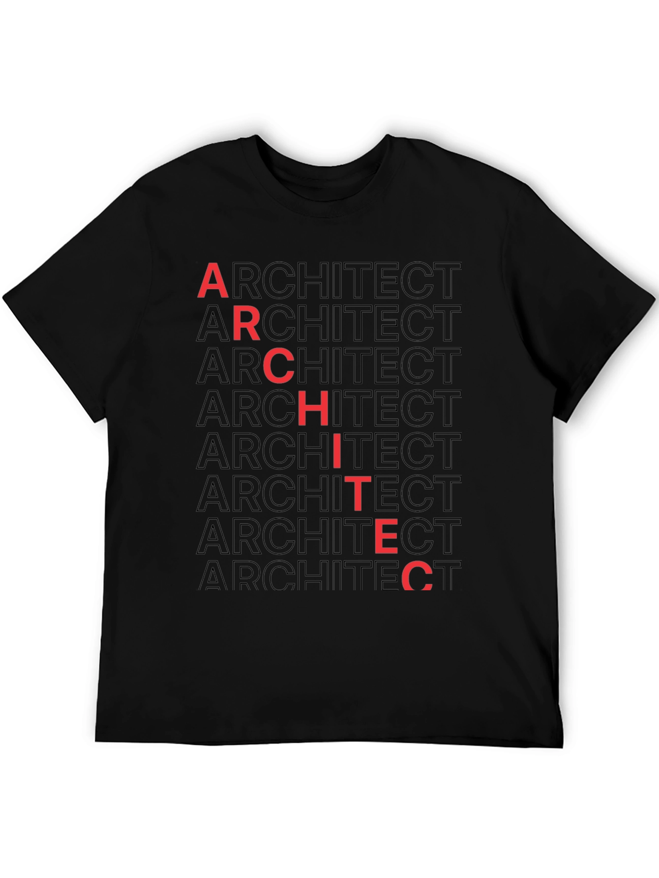 Architect Graphic Tee - Black Cotton Blend