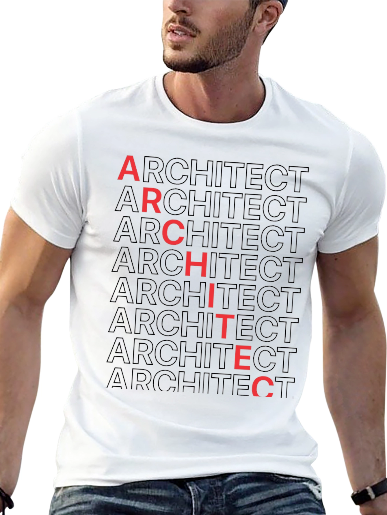Architect Graphic Tee - Black Cotton Blend
