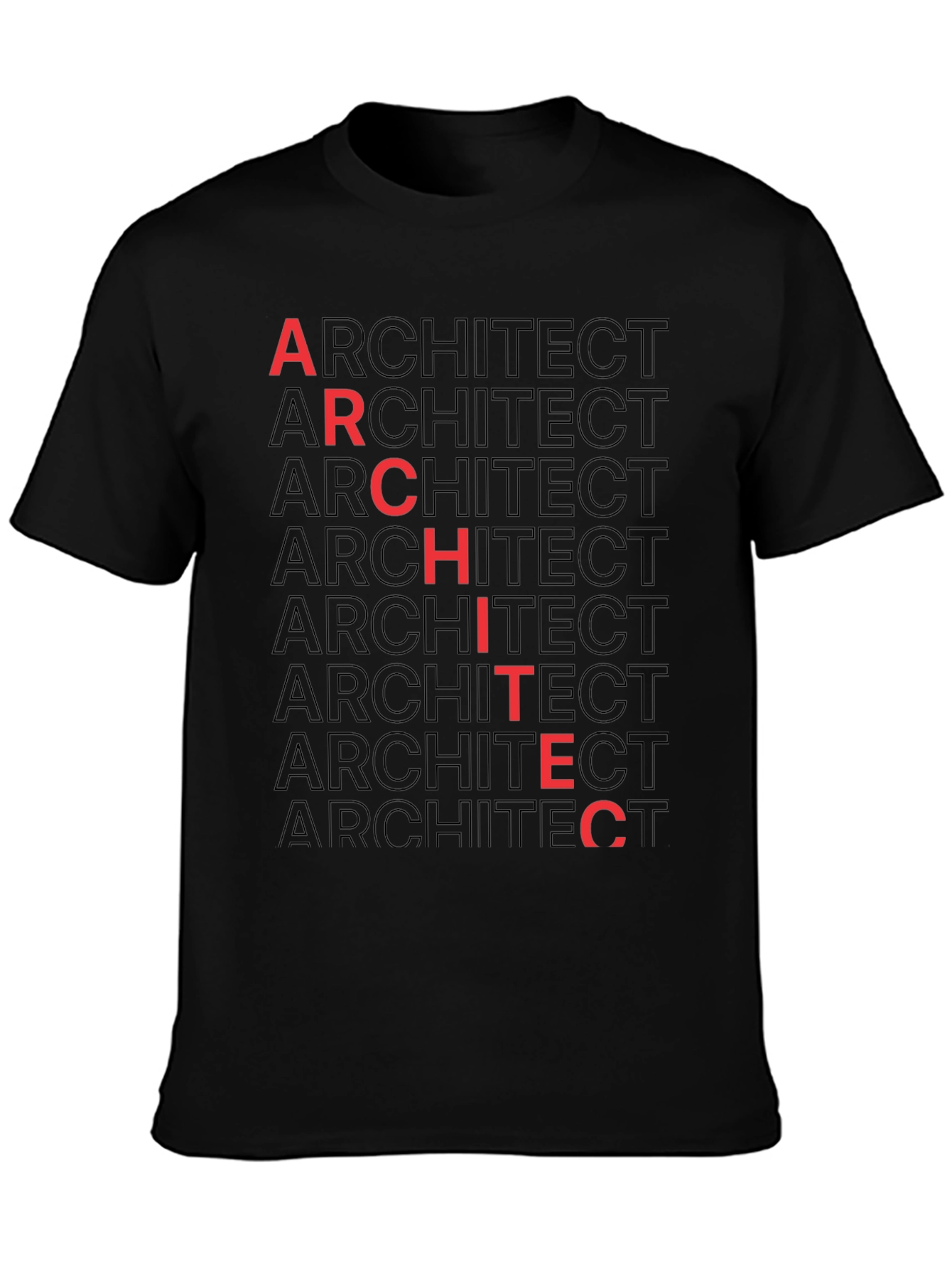 Architect Graphic Tee - Black Cotton Blend