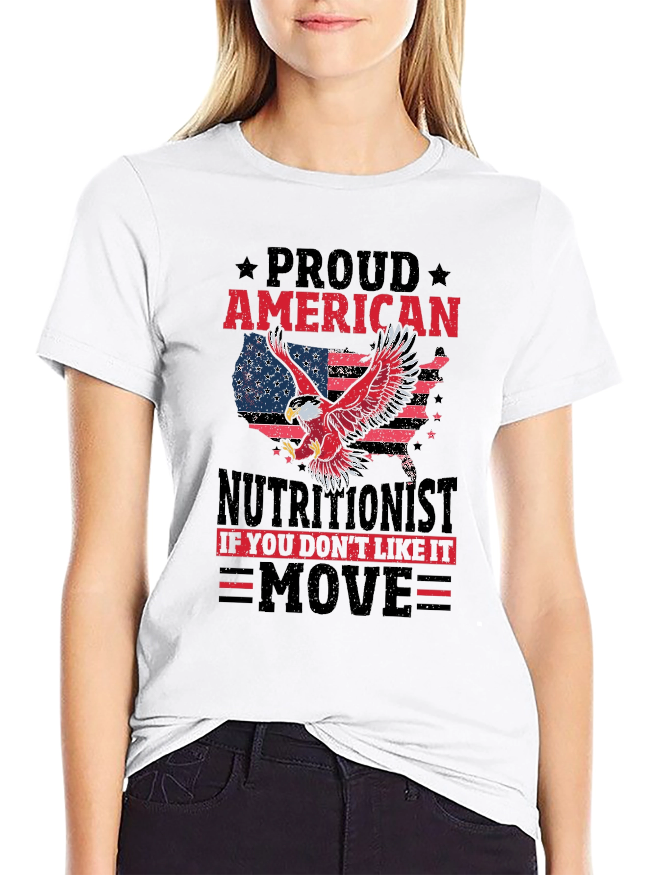 Proud American Nutritionist T-Shirt