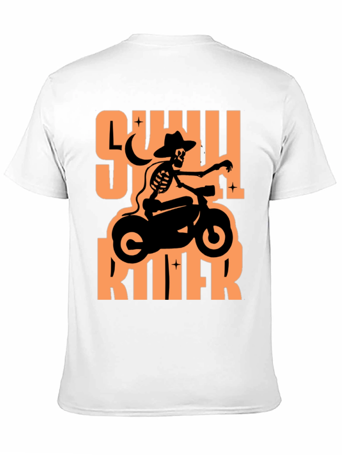 Skull Rider Graphic T-Shirt - Black