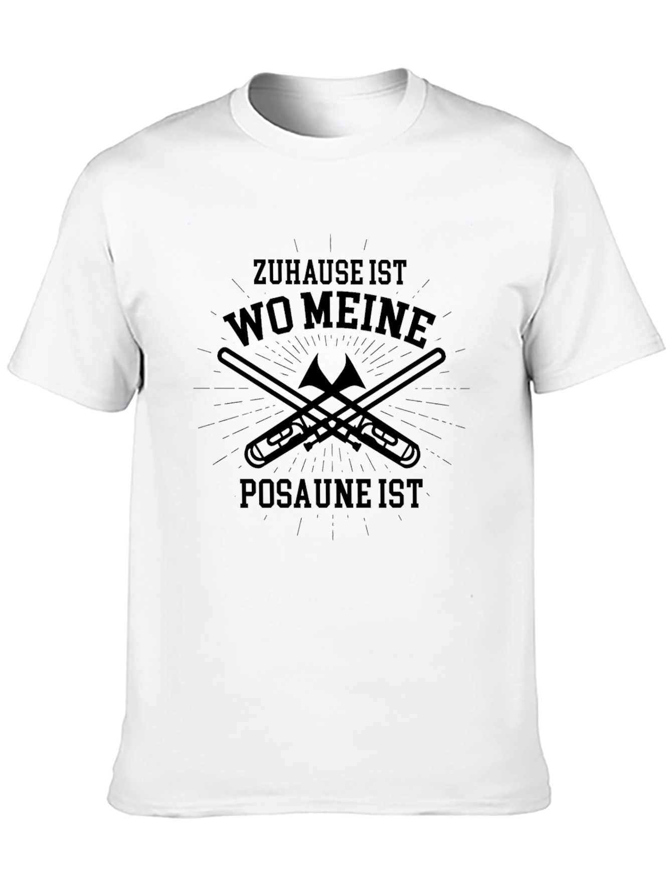 Zuhause Ist Wo Meine Posaune Ist T-Shirt