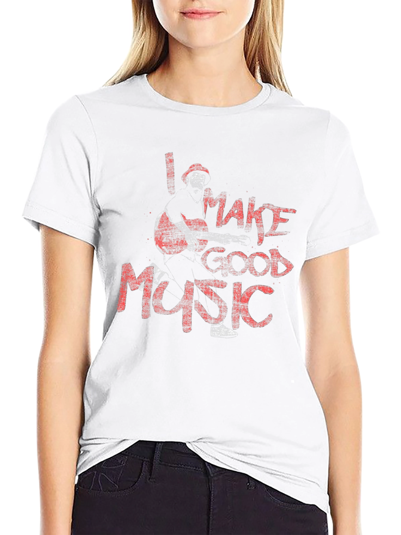 I Make Good Music Graphic T-Shirt - Black