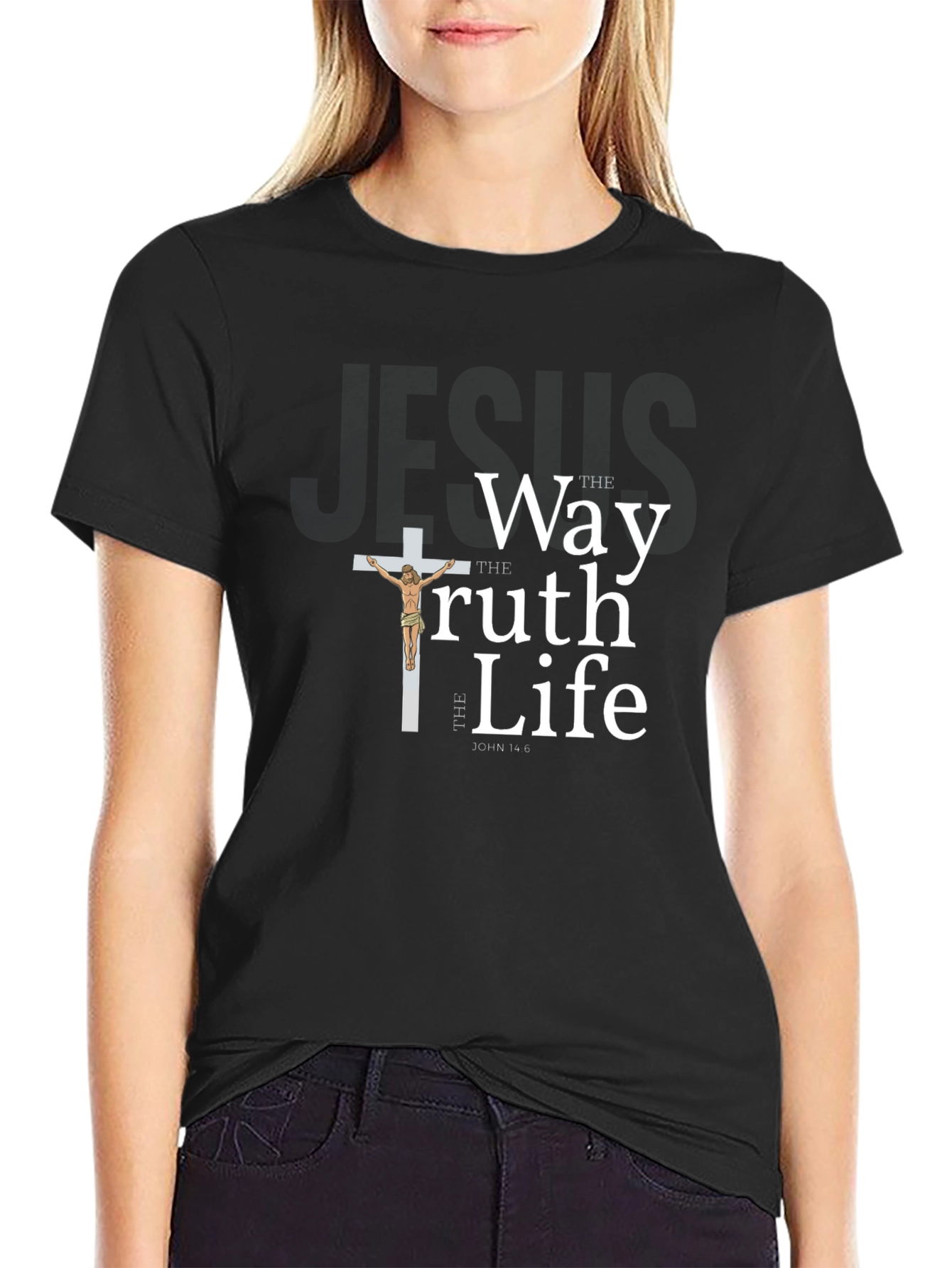 Christian T-Shirt: The Way The Truth The Life