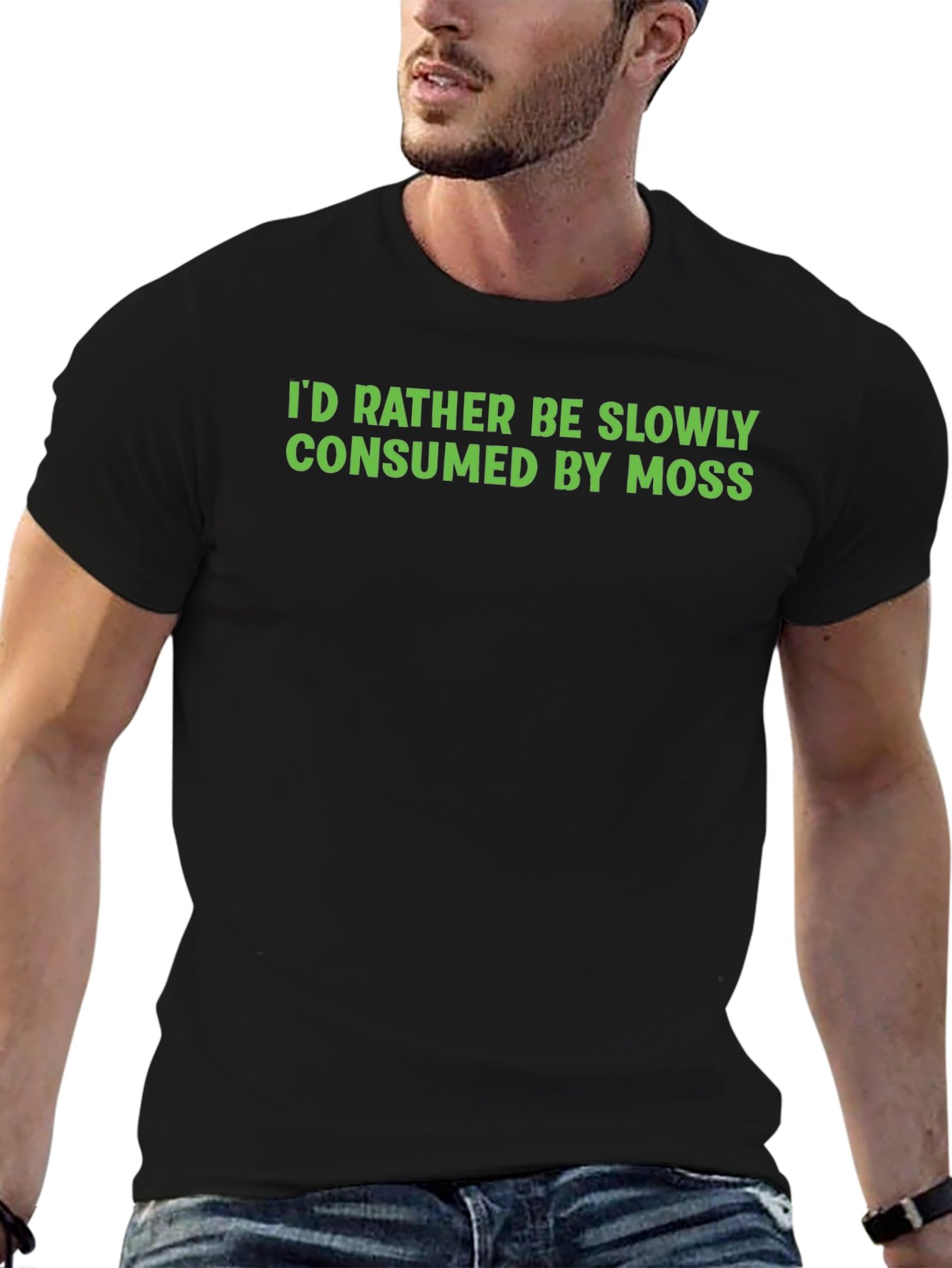 Consumed By Moss Funny Graphic Tee
