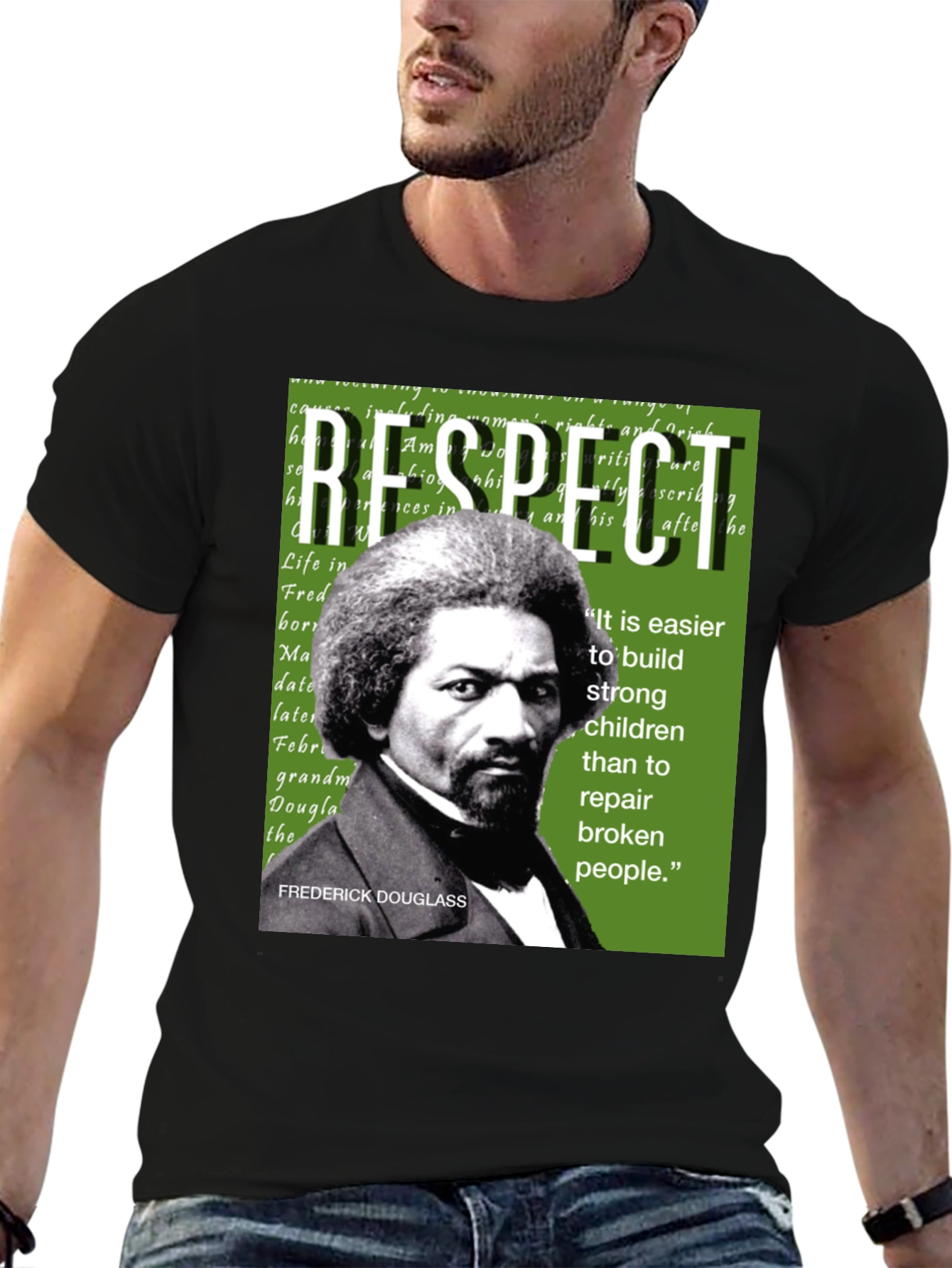 Frederick Douglass Respect T-Shirt