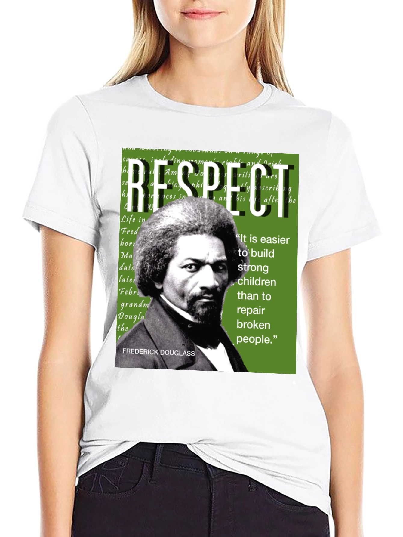 Frederick Douglass Respect T-Shirt