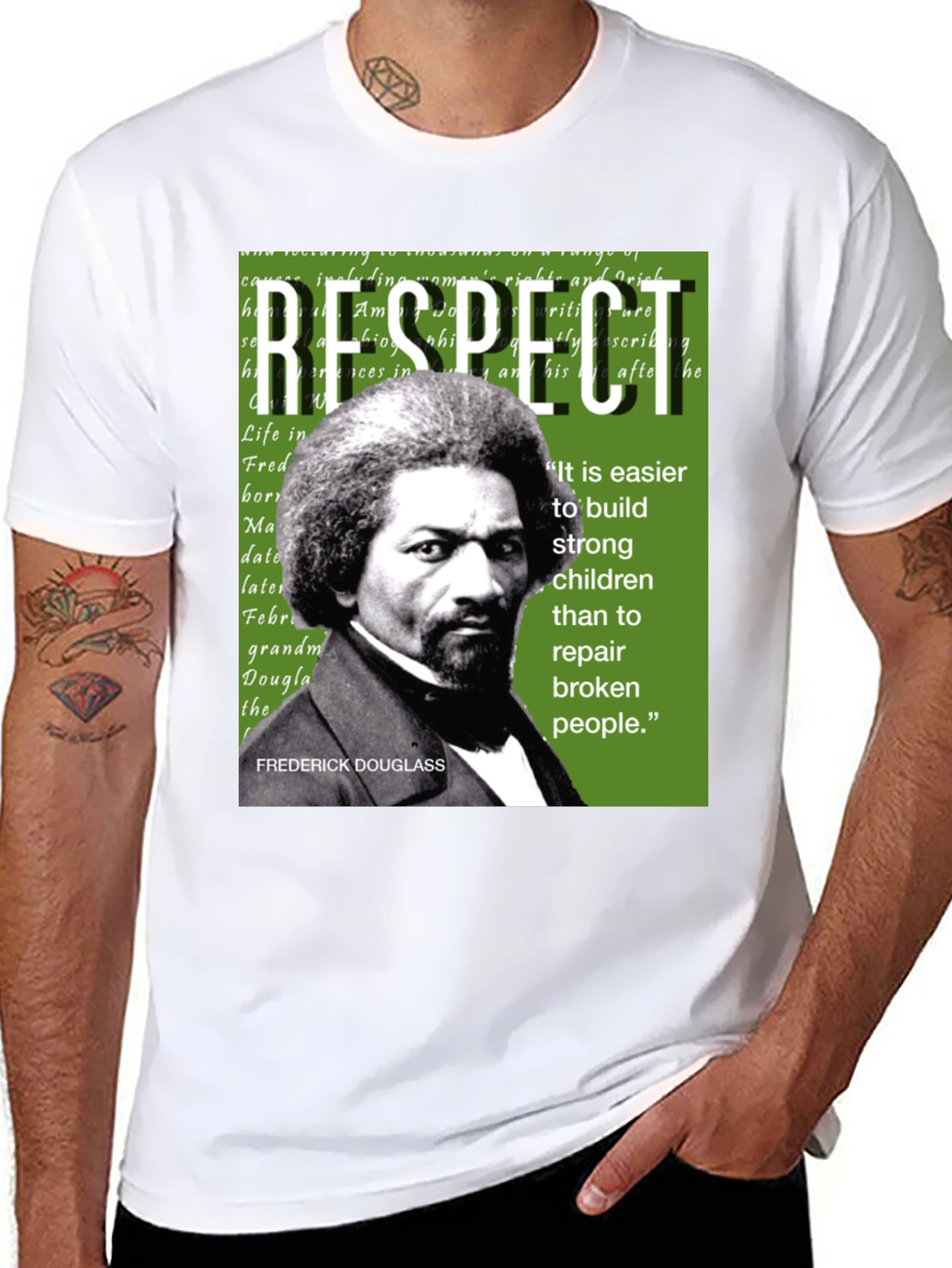 Frederick Douglass Respect T-Shirt