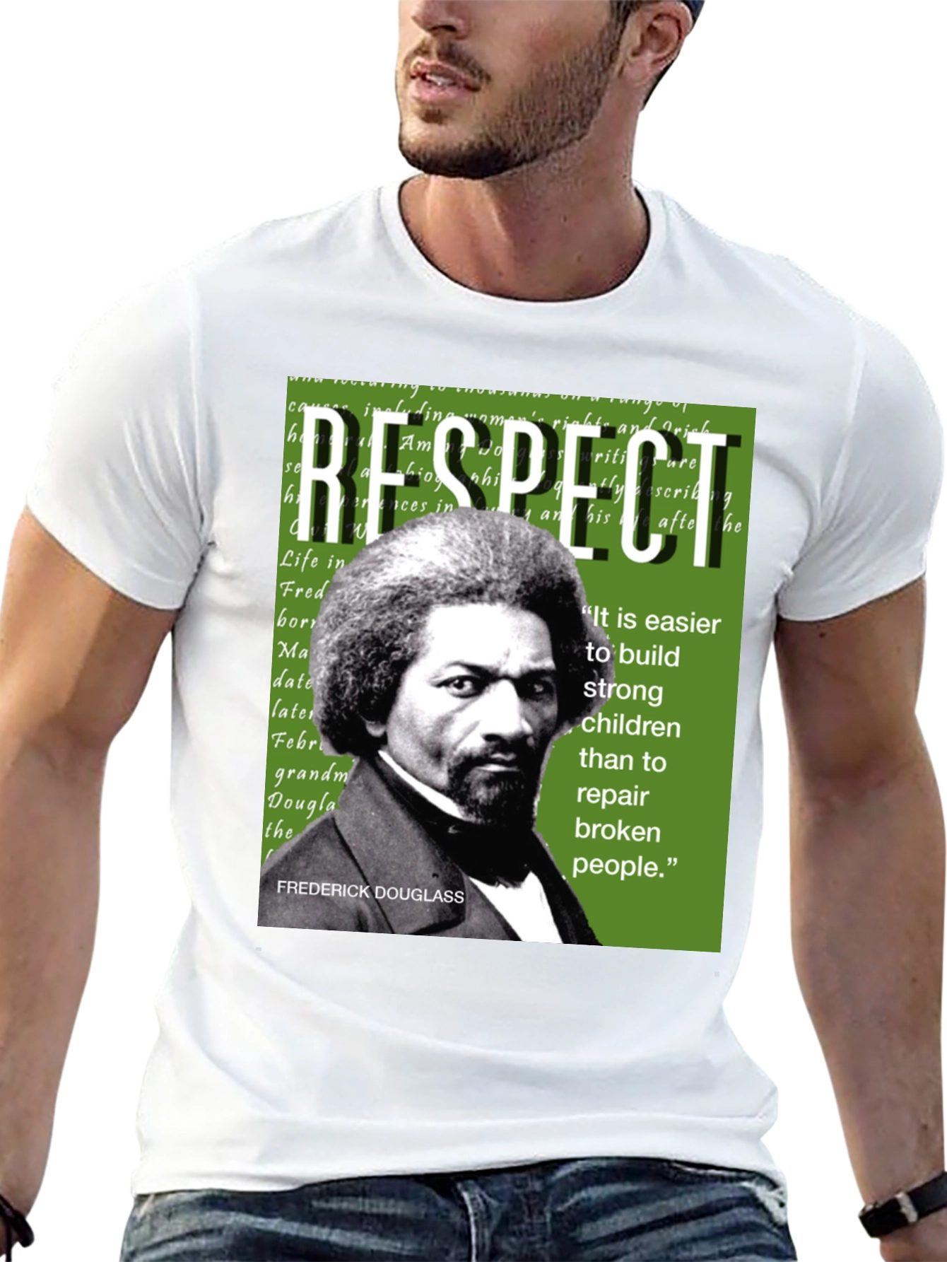 Frederick Douglass Respect T-Shirt