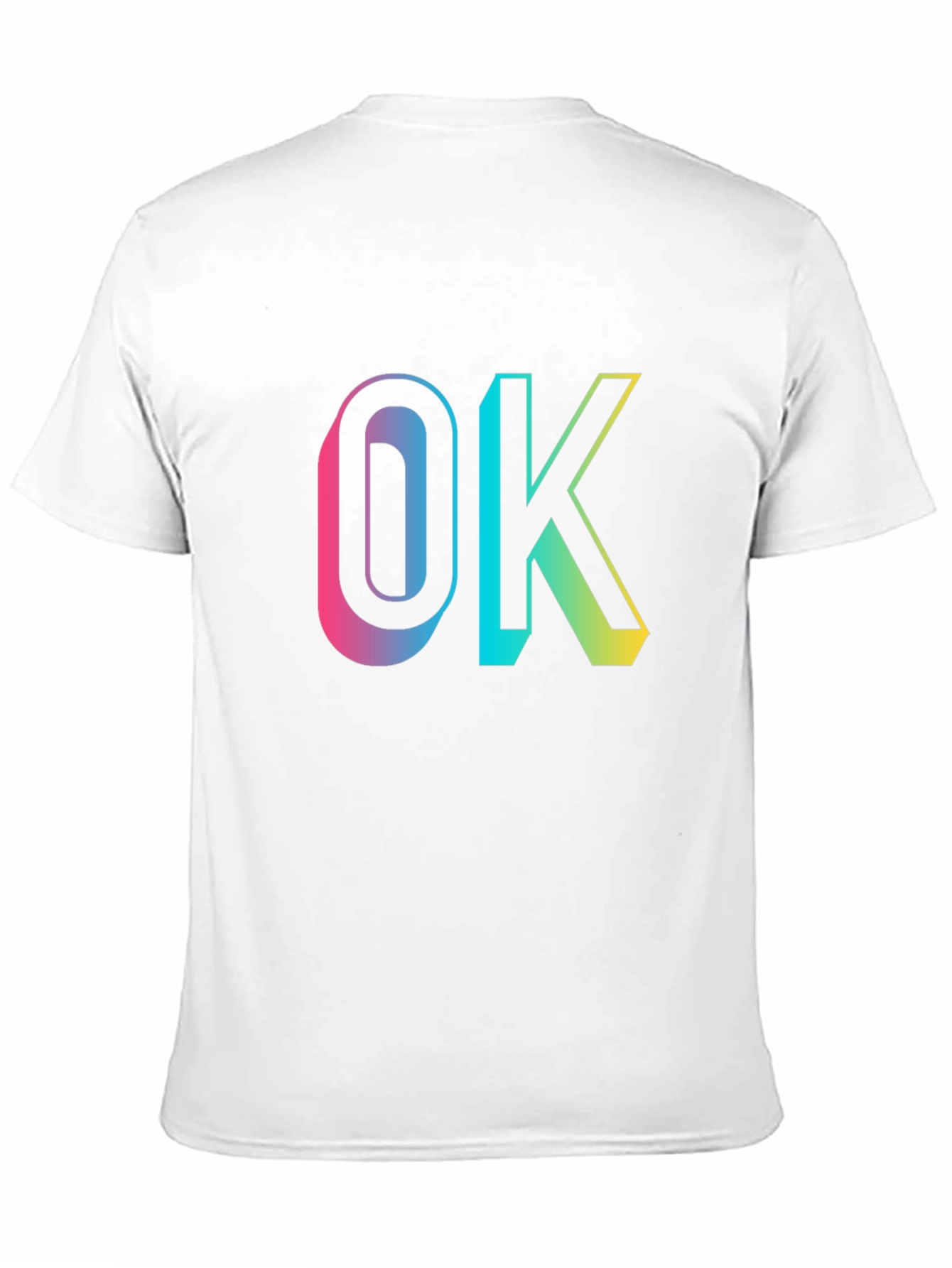 OK Gradient Graphic Tee - Casual Comfort