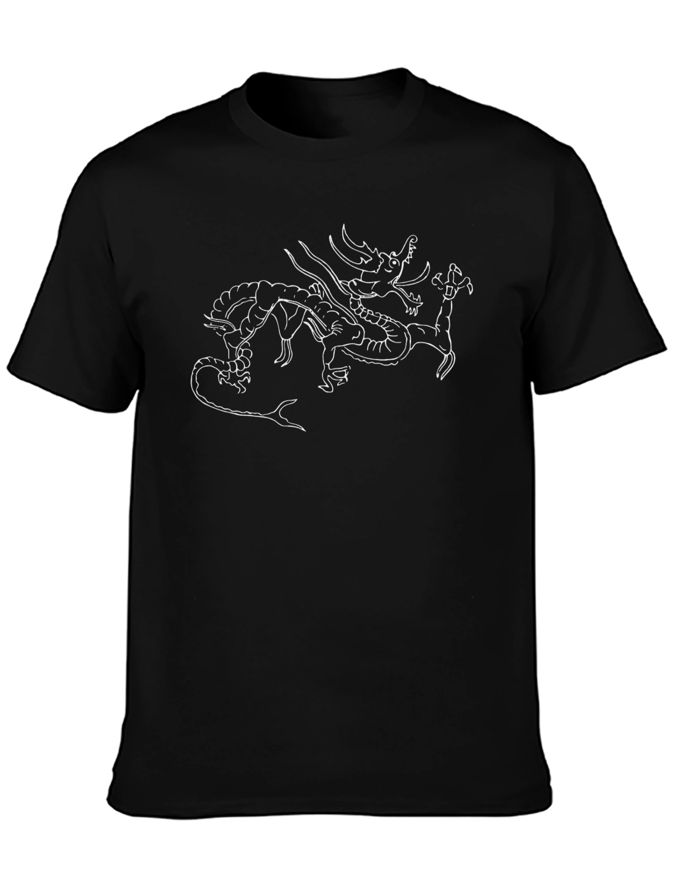 Dragon Graphic Black Tee