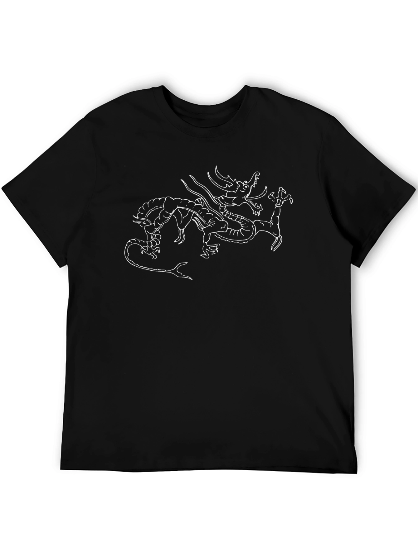 Dragon Graphic Black Tee
