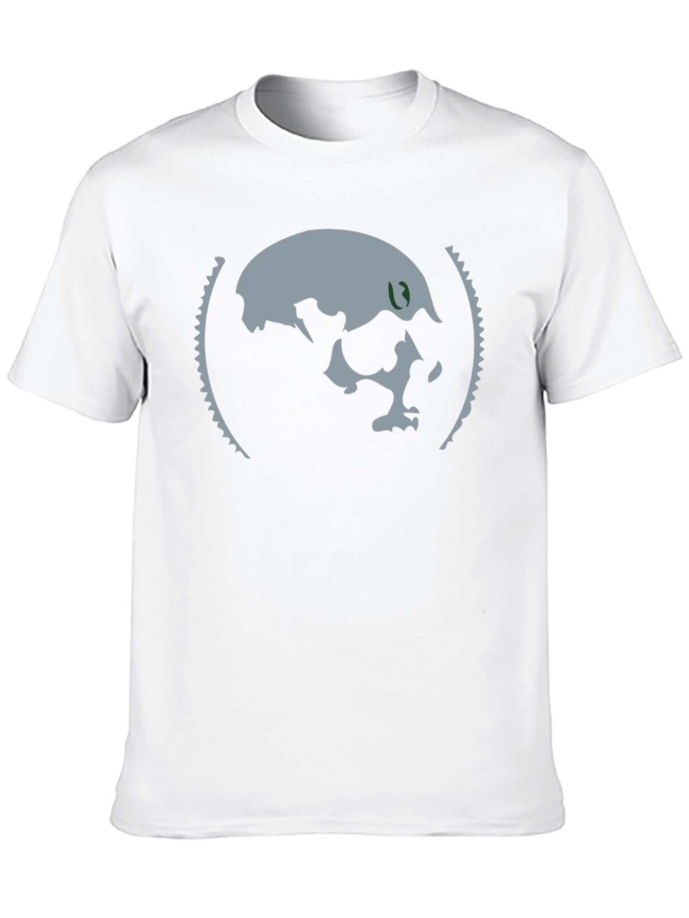 Skull Graphic Print Mens Black T-Shirt