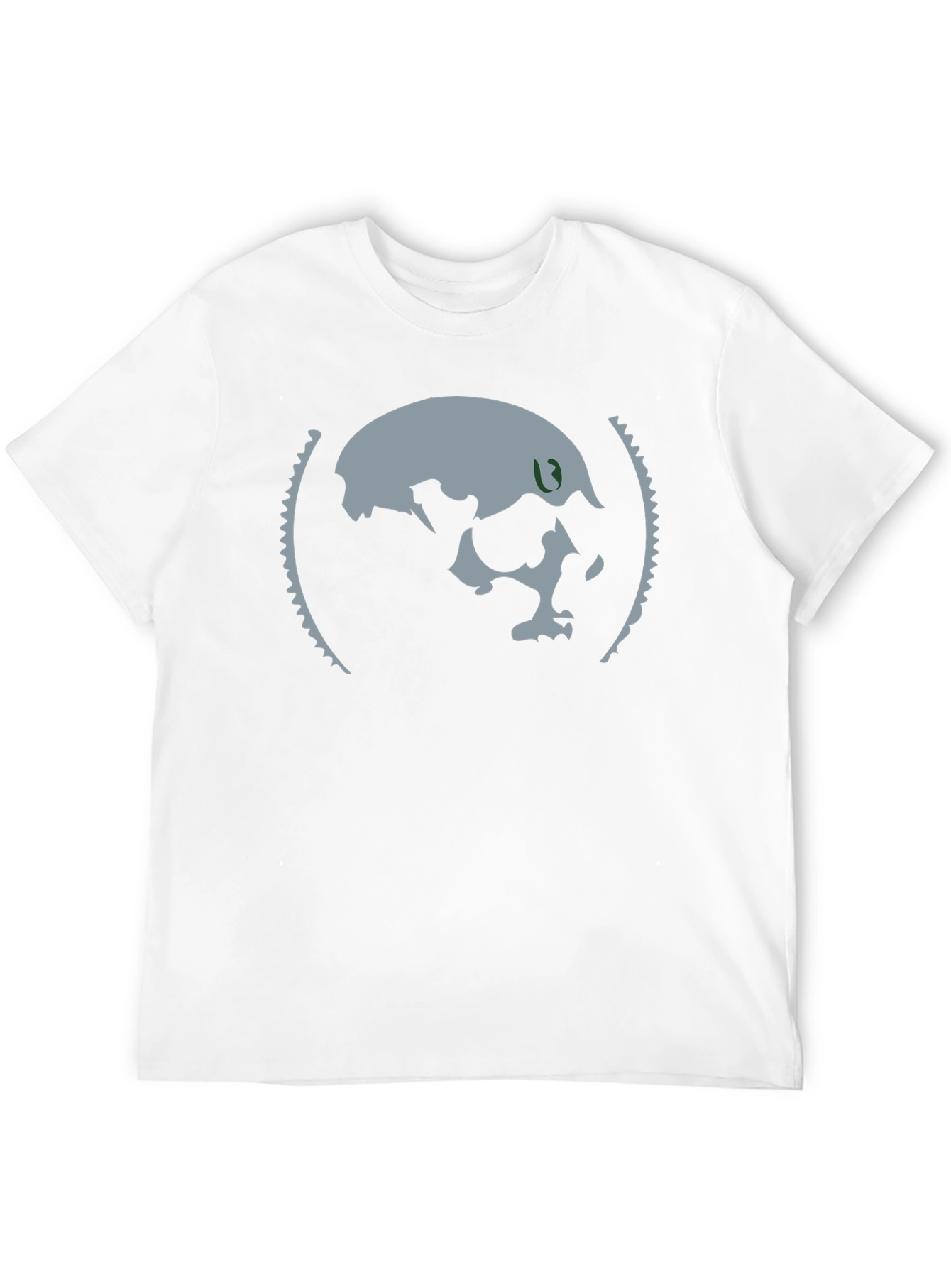 Skull Graphic Print Mens Black T-Shirt