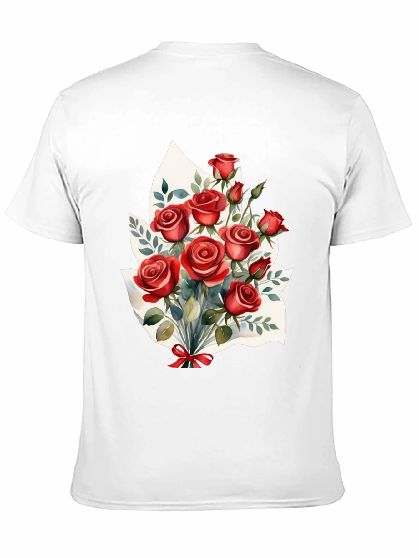 Romantic Roses T-Shirt: Floral Bouquet Design