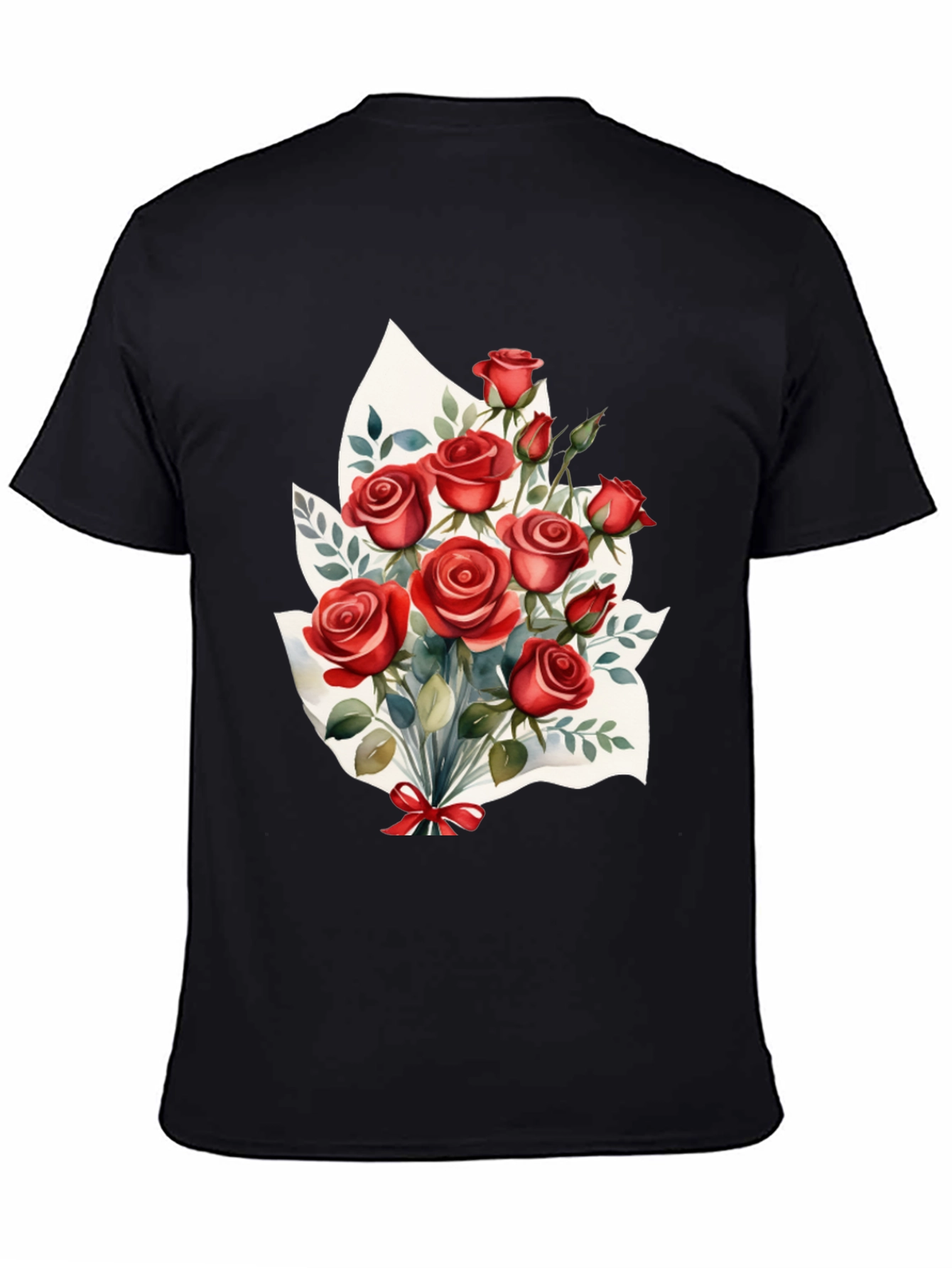 Romantic Roses T-Shirt: Floral Bouquet Design