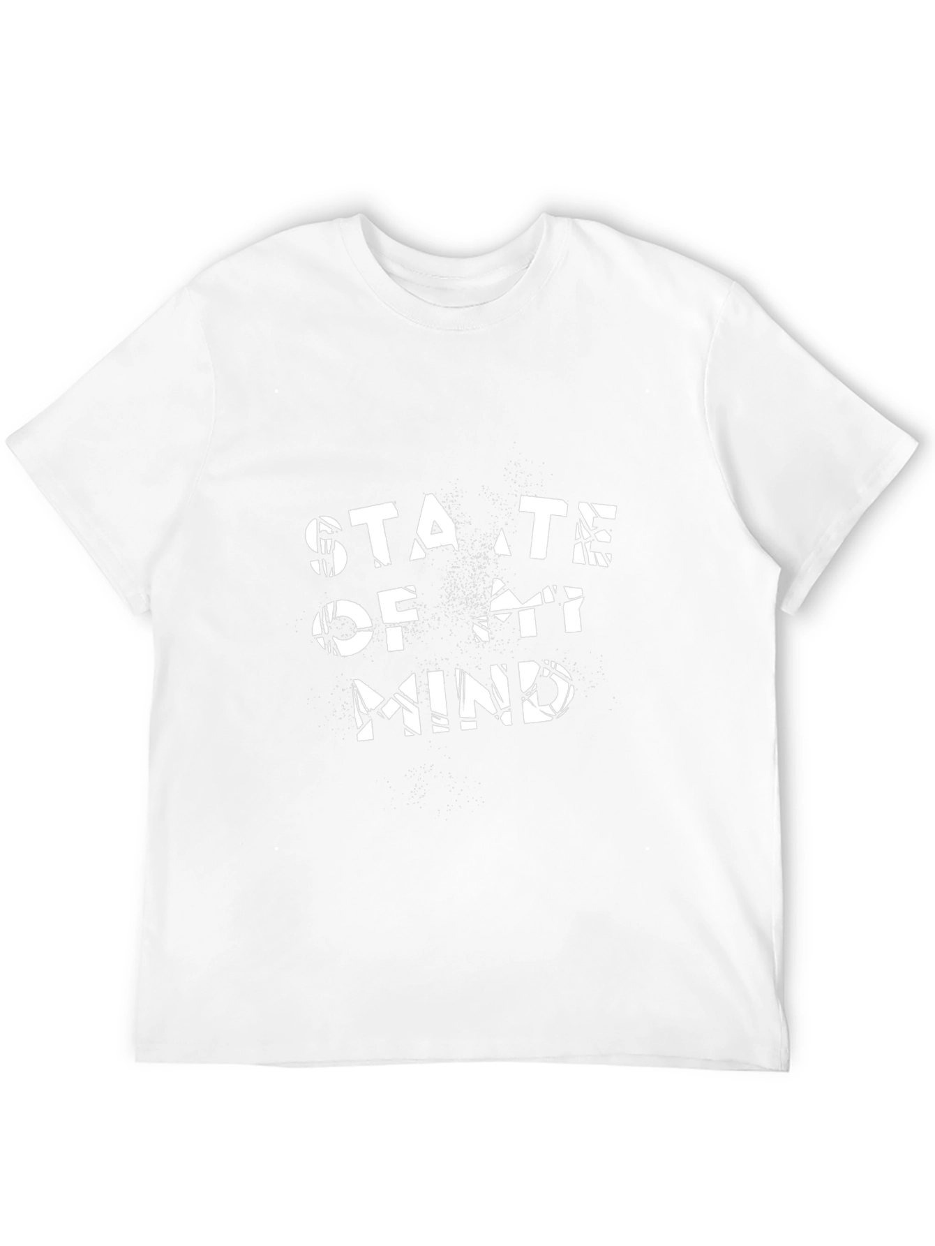 State of Mind Graphic Print Black T-Shirt