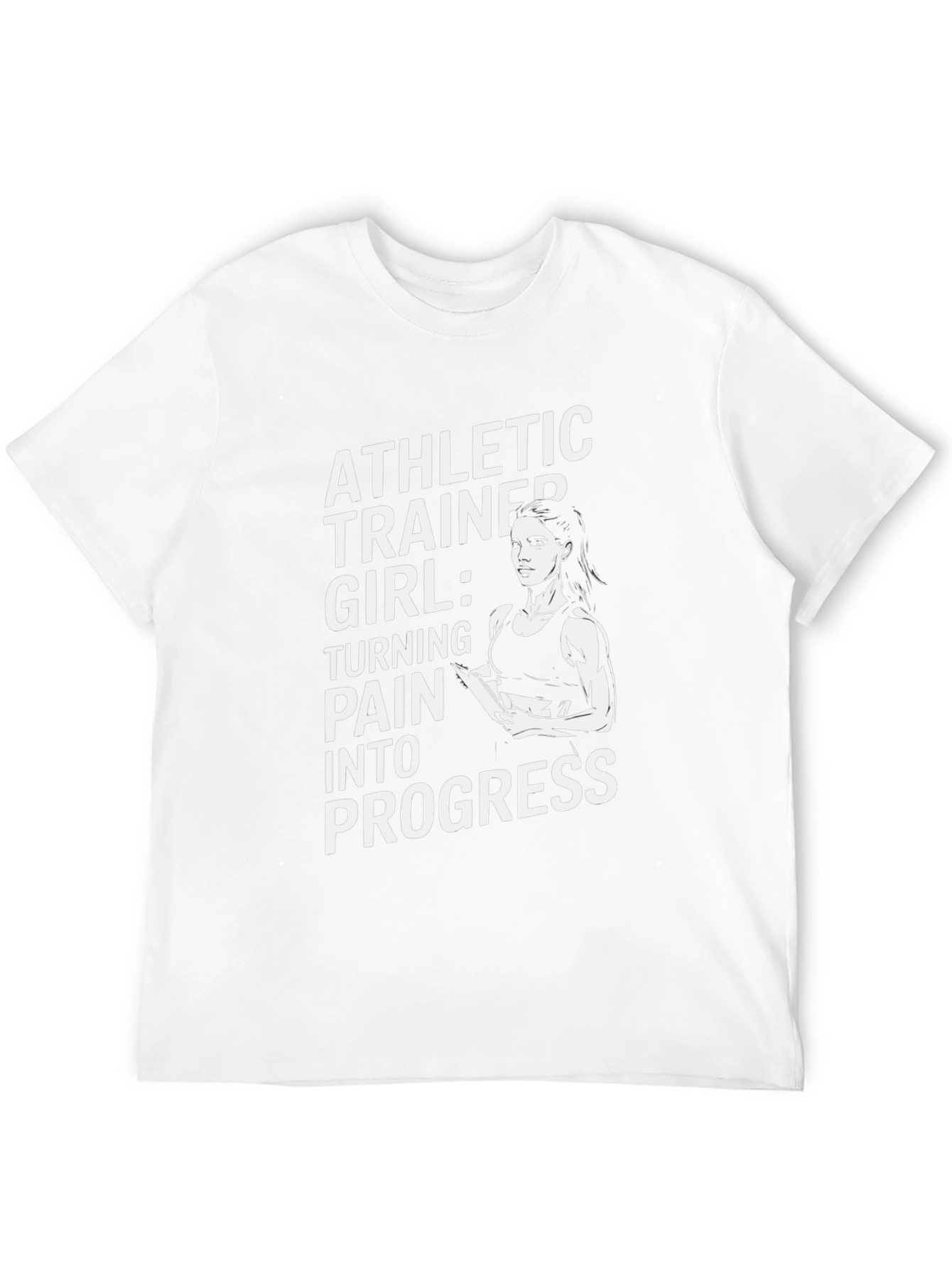 Athletic Trainer T-Shirt - Turning Pain Into Progress Tee
