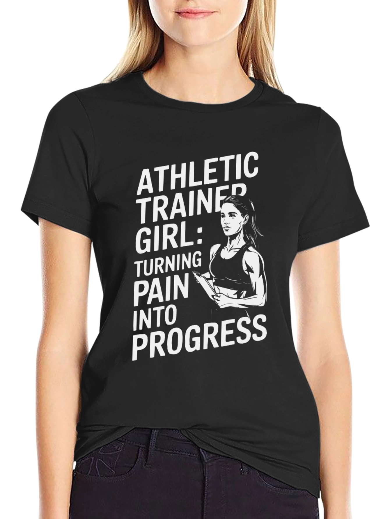 Athletic Trainer T-Shirt - Turning Pain Into Progress Tee