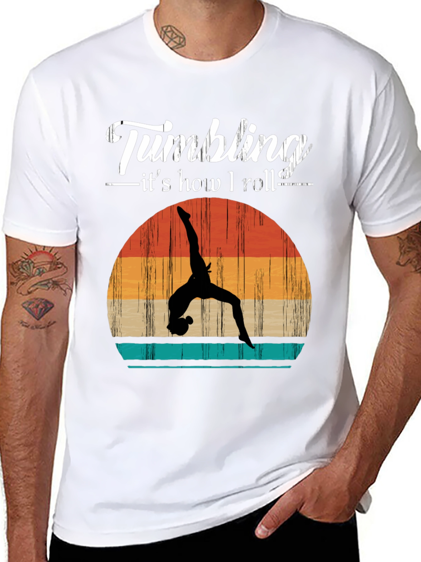 Gymnastics T-Shirt - Tumbling Is How I Roll