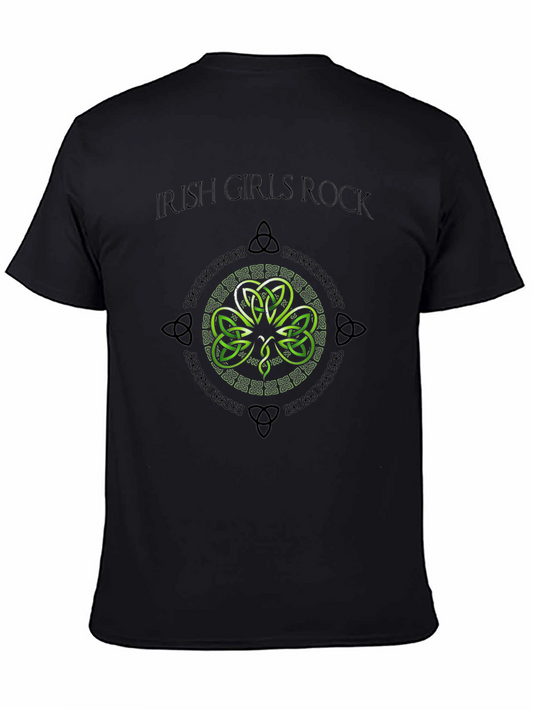 Irish Girls Rock St. Patricks Day Shamrock T-Shirt