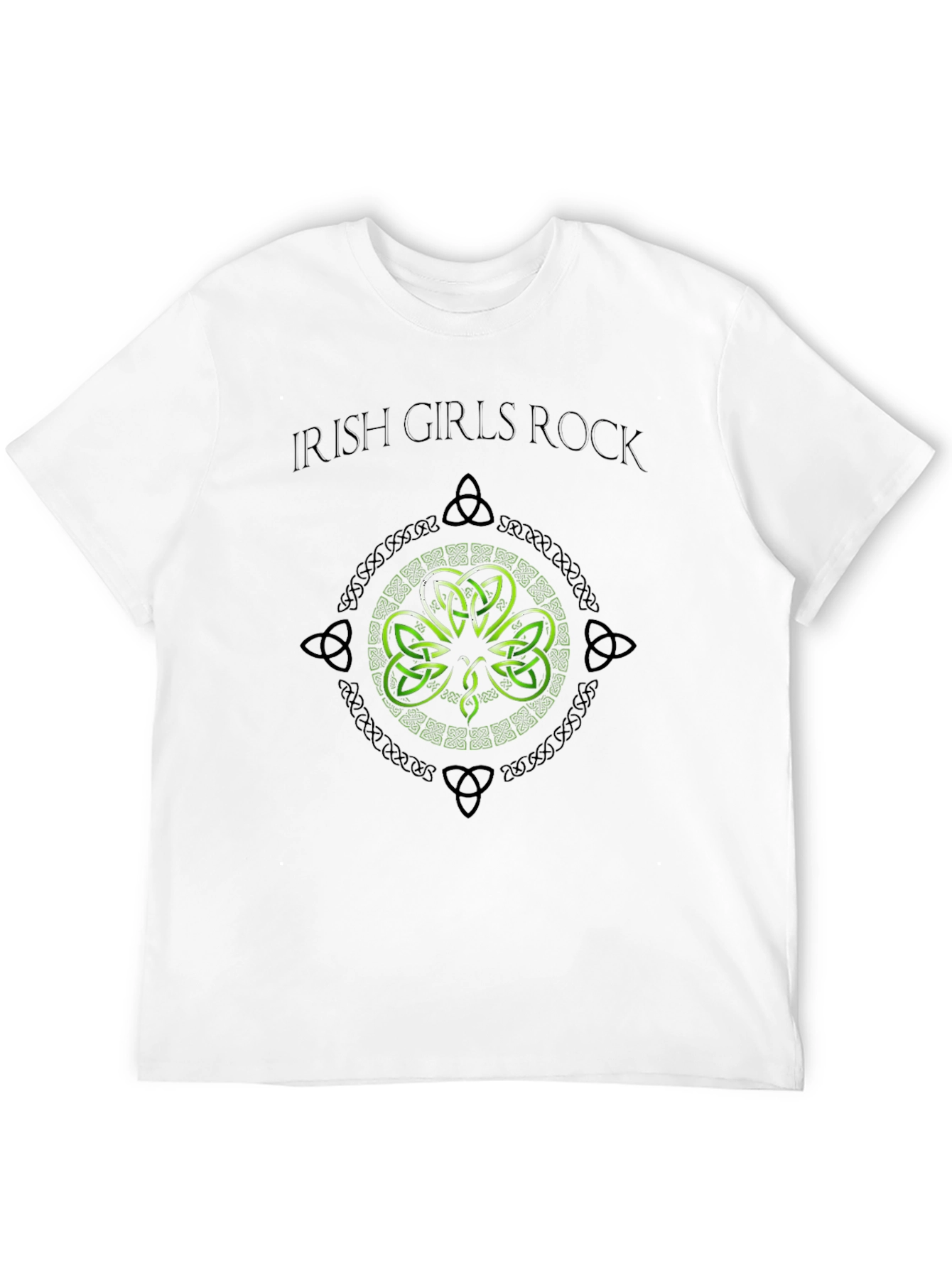 Irish Girls Rock St. Patricks Day Shamrock T-Shirt