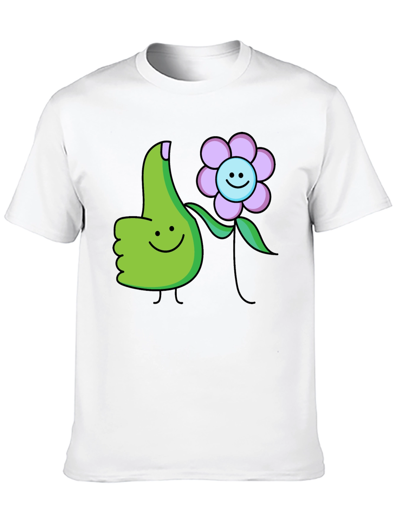 Thumbs Up Flower T-Shirt