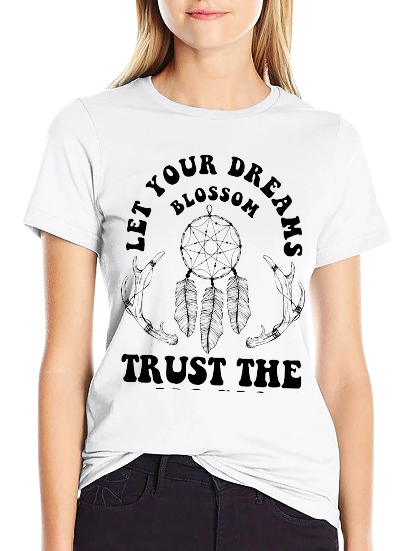 Dream Blossom Graphic Tee - Trust the Dreams