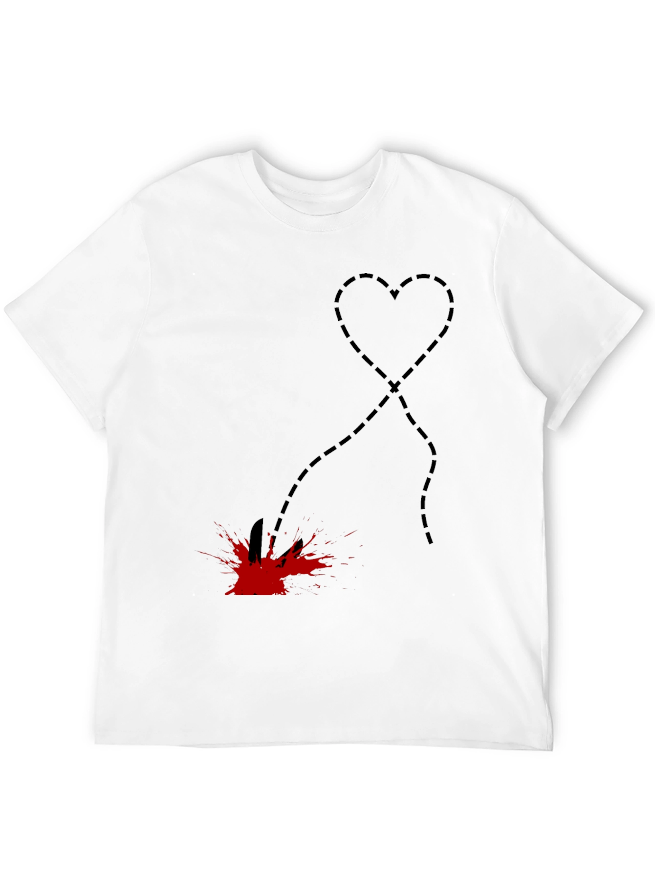 Heart Stab T-Shirt - Edgy Graphic Tee